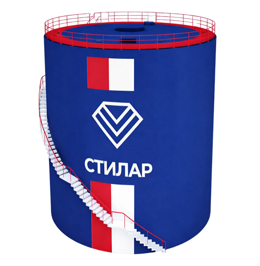 Цельносварной резервуар РВС для масла 100 м³ от завода-производителя